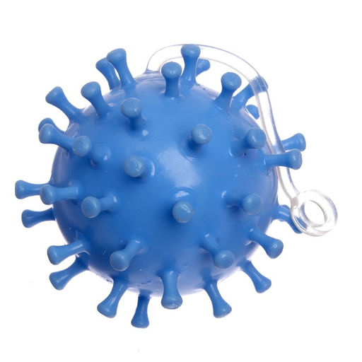 Цена за 2 шт. Мялка «Вирус» надувается, цвета МИКС