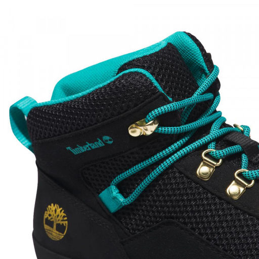 Женские ботинки Timberland Euro Hiker Boot Fabric/Leather WP черные  фото 4