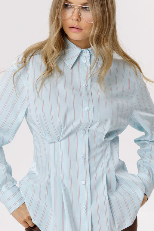 Рубашка Pirs 6556 голубой