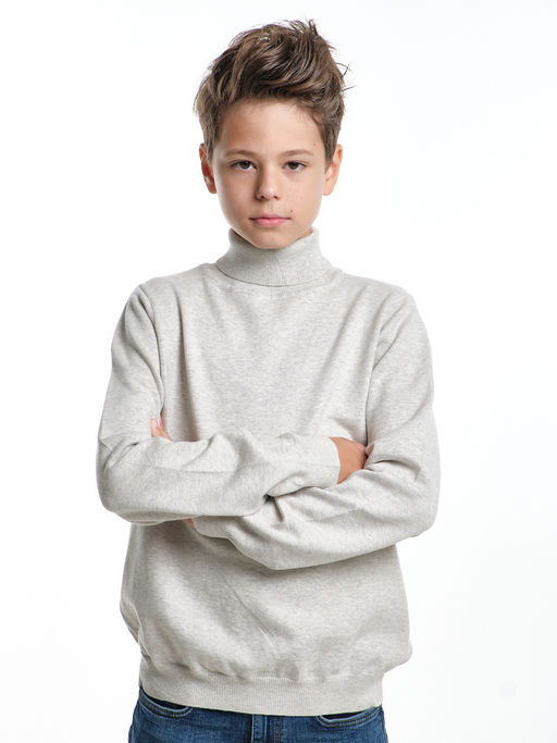 Джемпер (водолазка) 33-12240 св.серый