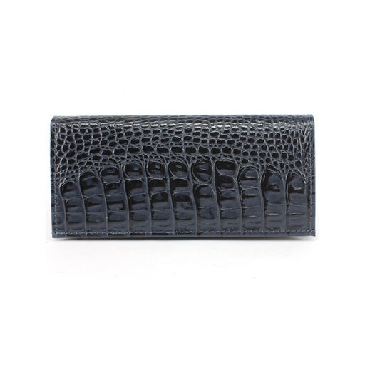 Портмоне мужское Croco-ПР-965 натуральная кожа 3 отд, 10 карм, синий кайман (88) 265291