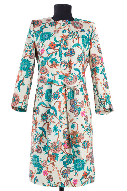 01-05204 Пальто женское демисезонное (пояс) - El podio фото 3