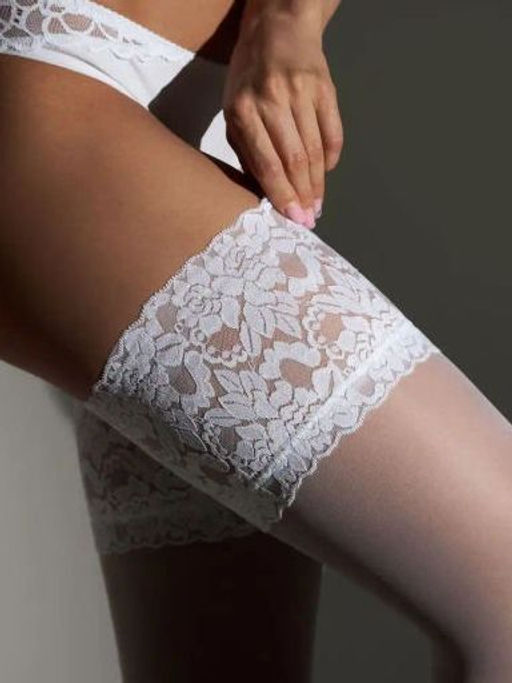 Чулки TEATRO PRESTIGE 40 den белый - Lui et elle фото 7