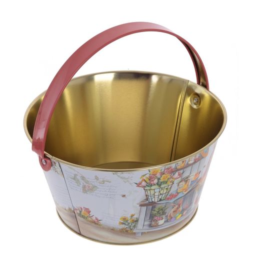 Изделие декоративное Ведерко пасхальное, L19 W19 H10 см - Remeco фото 3