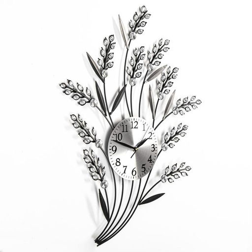 Часы настенные интерьерные «Манльеу», серия: Ажур, бесшумные, плавный ход, 61×44 см, d=15 см, от батарейки 1хАА