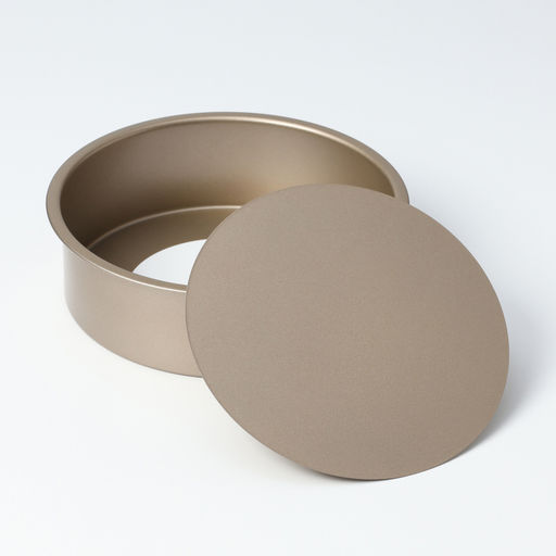 Форма для выпечки Доляна «Круг. Рэнди», 21.5×6.5 см, антипригарное покрытие, разъёмная, золотая