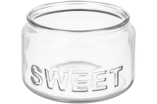 Сахарница 540 мл 11,5*11,5*12 см "Glaskraft" с ложкой, стекло