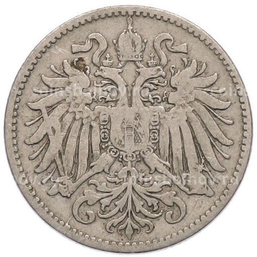 Монета 10 геллеров 1893 года Австрия