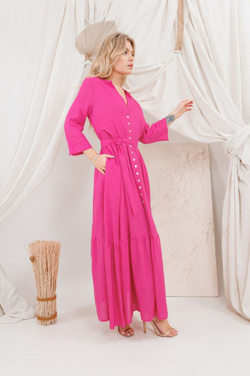 Платье AMORI 9747 фуксия  фото 3