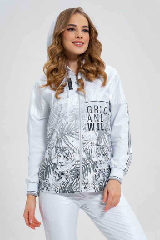 Толстовка М-4331 Белый тигр  - А+б коллекция фото 18