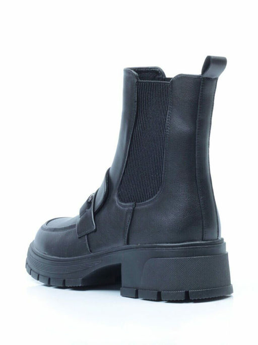 01-5251-1 BLACK Ботинки демисезонные (искусственная кожа, байка) - No name фото 7