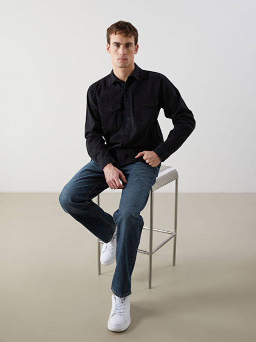 Baggy Fit Erkek Jean Pantolon