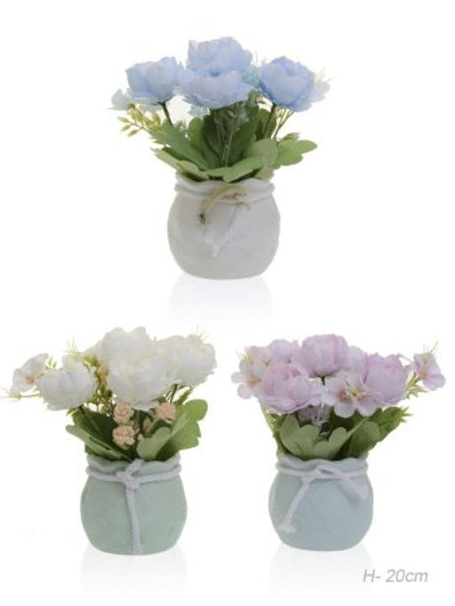 Цветочная композиция цветы 19 см/ 712-50 /уп 60/ - Галеонтрейд фото 6