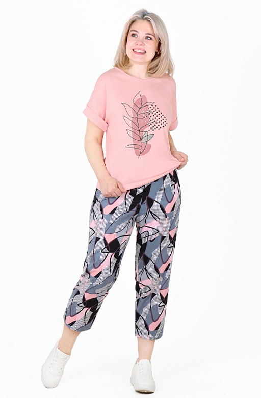 Костюм Уют К-321 (46-64) кулирка - Лотос фото 9