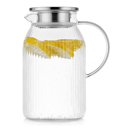 Кувшин для воды с фильтром Walmer Riverside, 1.4 л, цвет стальной  фото 2