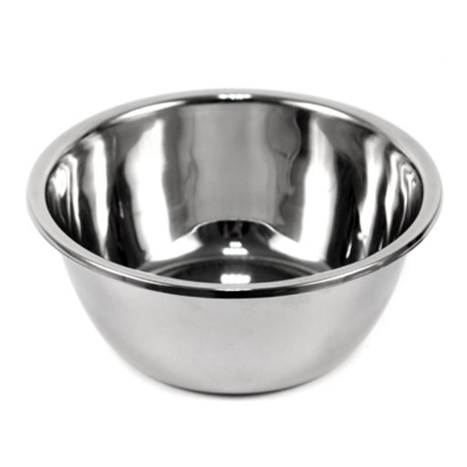Миска из нержавеющей стали "Люкс" д200мм, 1,5л, h80мм (Китай)