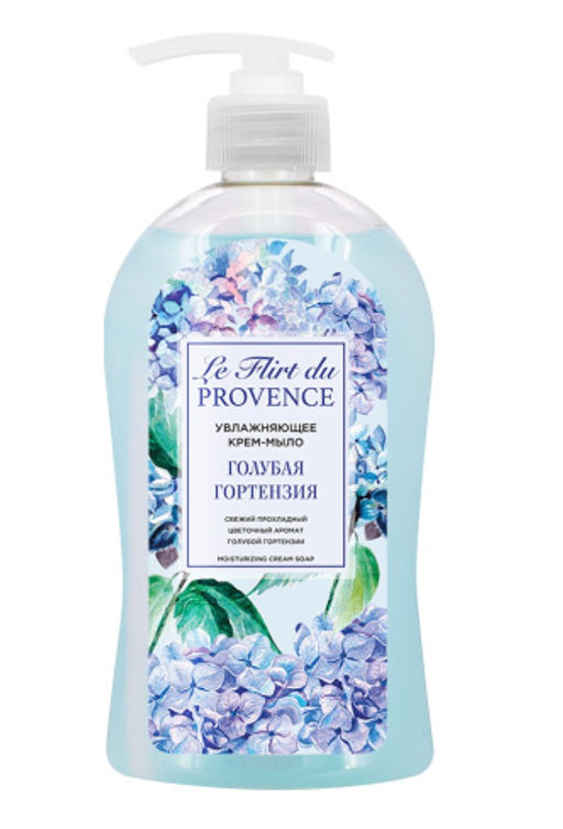 ЛЕ ФЛИР жидк.мыло-крем 500мл Голубая гортензия