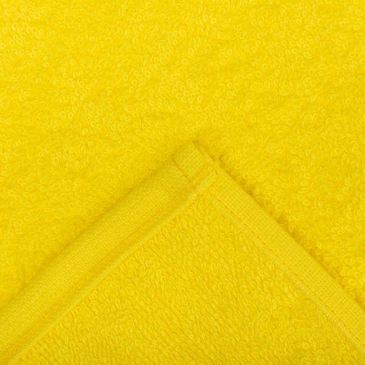 Полотенце махровое «Экономь и Я», 50×90 см, хлопок 100%, жёлтое