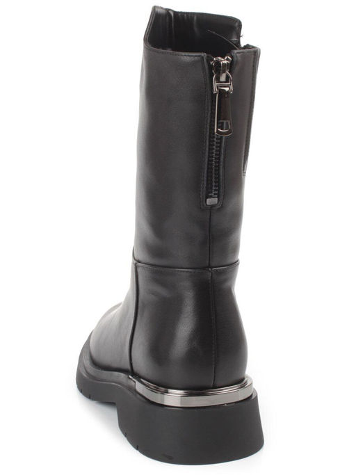 Z4228M BLACK Полусапоги зимние женские (натуральная кожа, натуральный мех) - Фабричный китай фото 7