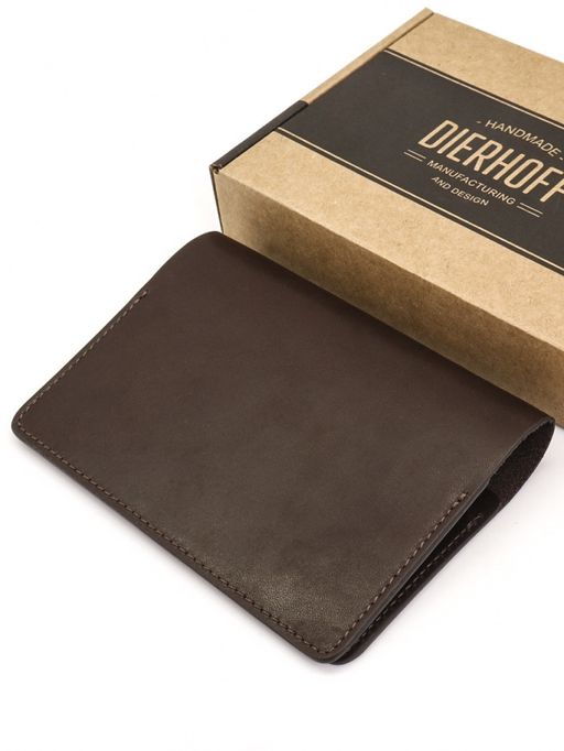 Мужская кожаная обложка для паспорта Dierhoff Д 6014-900 - Sergio valentini фото 6