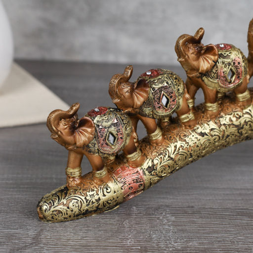 Статуэтка Слоны на бивне / 7149A /уп 18/ - ГалеонТрейд фото 3