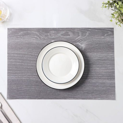 Набор салфеток сервировочных Доляна Дерево, 4 шт, 4530 см, цвет серый фото 2