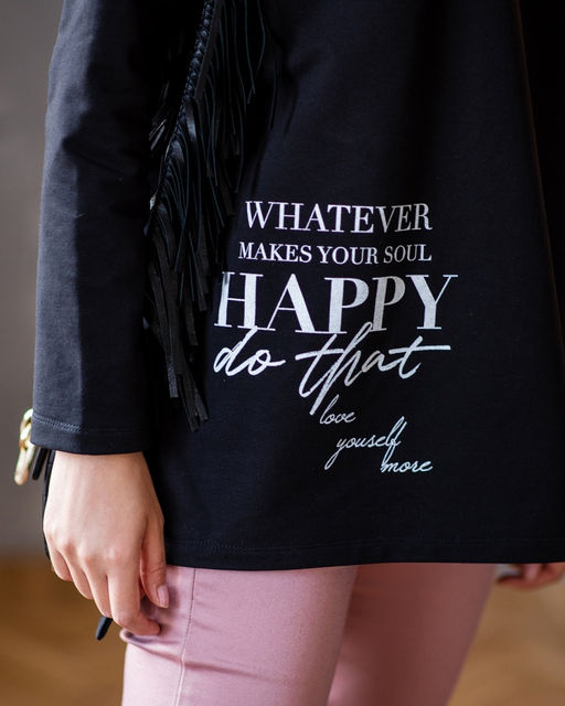 Лонгслив из футера с печатью LPP005 - Sahar art lab фото 8