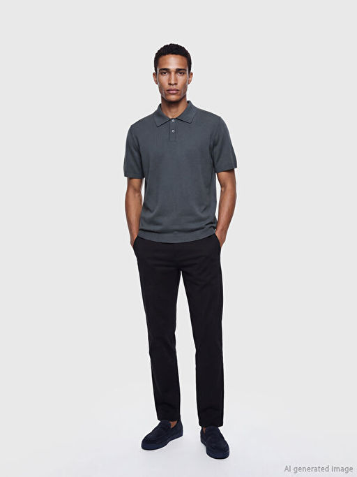 Polo Yaka Erkek Triko Ti??rt