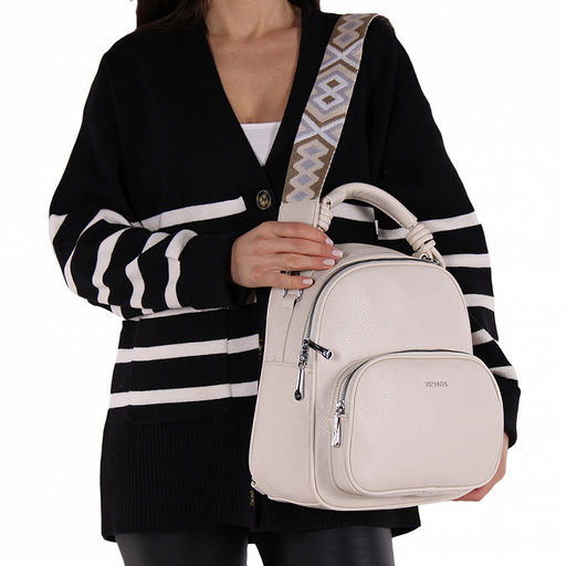 Рюкзак 670070-1 beige Velina Fabbiana-Safenta