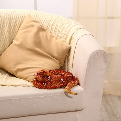 Мягкая игрушка Змея, 140 см, цвет коричневый - Simaland фото 2