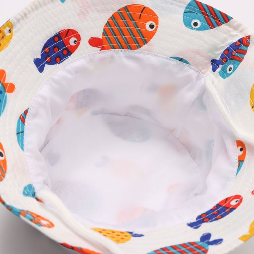 Панама детская KAFTAN «Рыбки», белая, размер 54