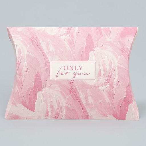 Цена за 10 шт. Коробка подарочная складная фигурная, упаковка, Only for you, 11 х 8 х 2 см