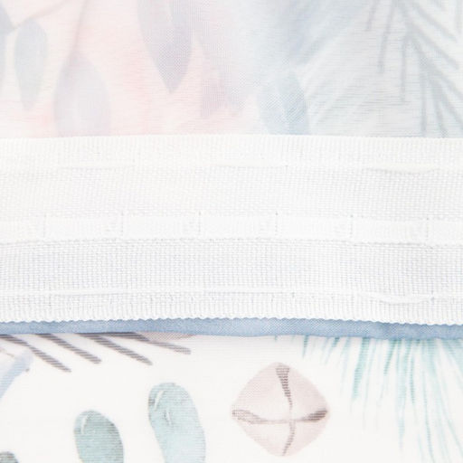 Тюль с подхватом и ламбрекеном Christmas flowers 250х200см, 100% п/э, вуаль - Этель фото 5