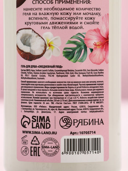 Подарочный набор Самой милой, гель для душа, 250 мл и бомбочки для ванны, 4?40 Чистое счастье