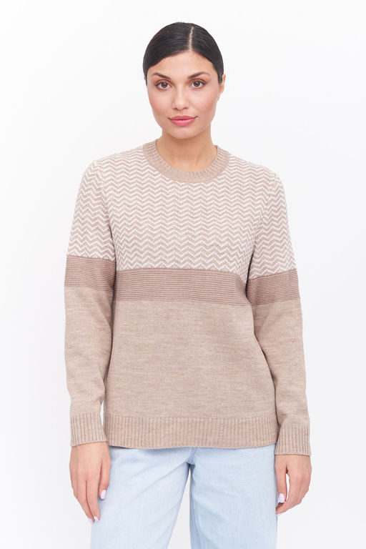 Джемпер Д 3223/бежевый (1390) - Текстильная мануфактура фото 4