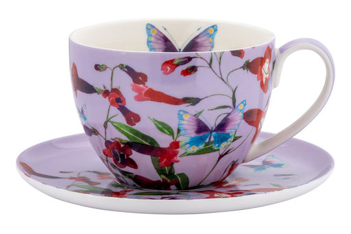 Чашка с блюдцем Пенстемоны, 0,4 л - Maxwell & Williams фото 2