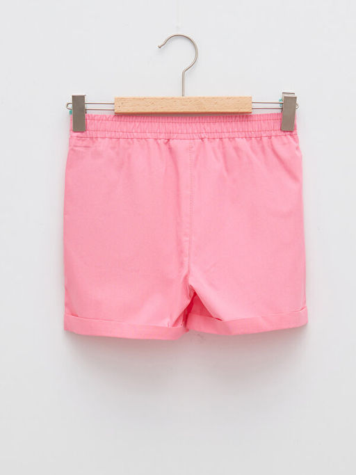 Beli Lastikli Basic Poplin K?z ?ocuk ?ort - Waikiki фото 2