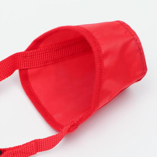 Намордник текстильный, размер 3 (длина по носу 4 см, обхват морды 22 см), микс цветов - Пижон фото 8