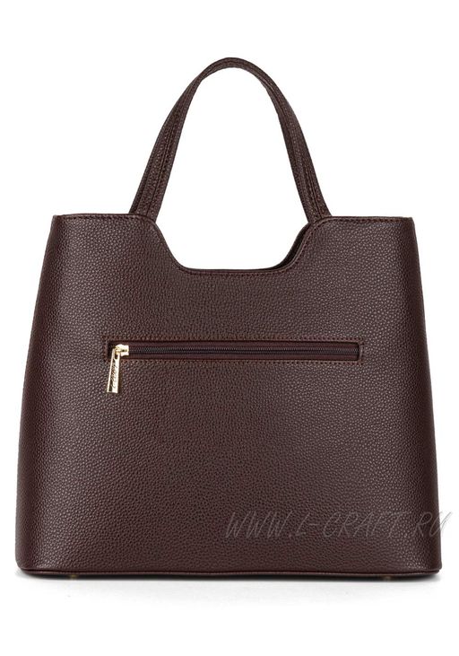 Сумка Модель №1452 | кожзам | гладкий | коричневый | Р908-2 | 29980 - L-craft фото 3