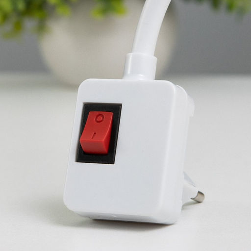 Бра в розетку«Дарсия» LED 2 Вт белый 2.5×6×32 см