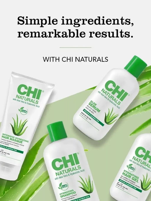Chi Naturals hydrating aloe кондиционер увлажняющий с алоэ 355 мл  фото 3