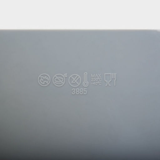 Коврик для айсинга Доляна «Листья», силикон, 16×13×0.3 см, серый