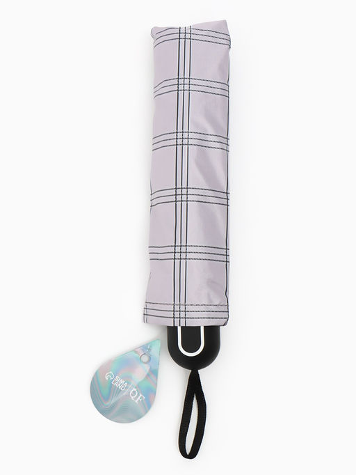 Зонт мех R47/55 8сп 4сл эпонж В/У УФ КЛЕТКА прямая ручка с/рез розовый пакет