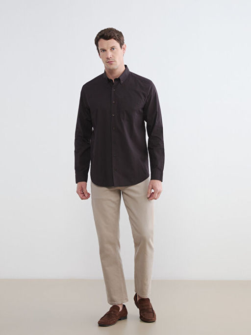 Regular Fit Poplin Erkek G?mlek