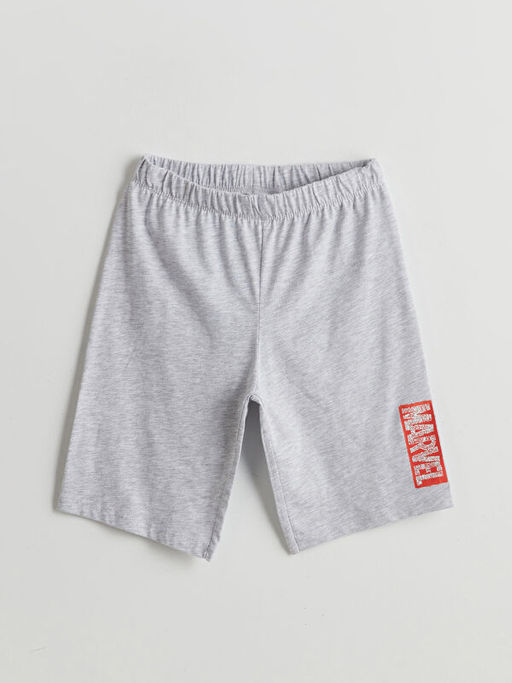 Beli Lastikli Marvel Bask?l? Erkek ?ocuk Pijama ?ort 2li