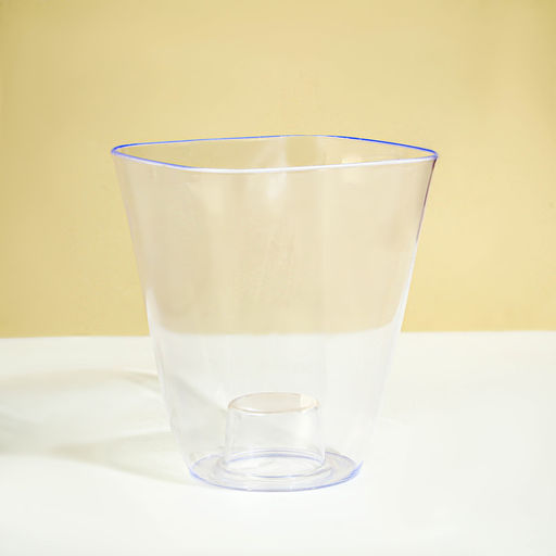 Горшок для орхидей, 2,5 л, 16,4 × 18,5 см, пластик, прозрачный