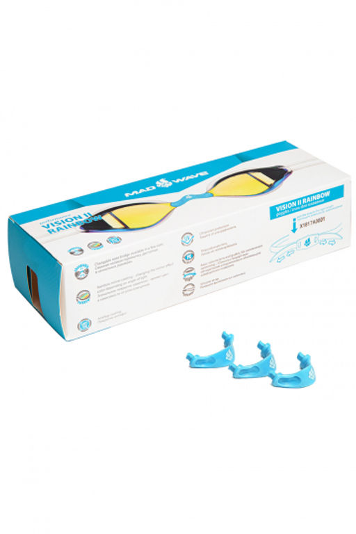 тренировочные очки Vision II rainbow, Vision II mirror, Alien rainbow, Alien mirror, Alien - Mad wave фото 5