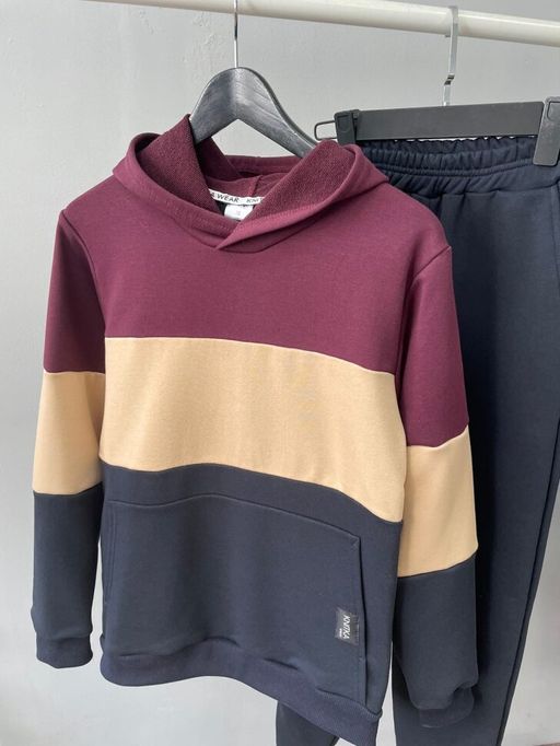 футер 3х нитка ПЕТЛЯ Мужской костюм ColourBlock - Knitka wear фото 12