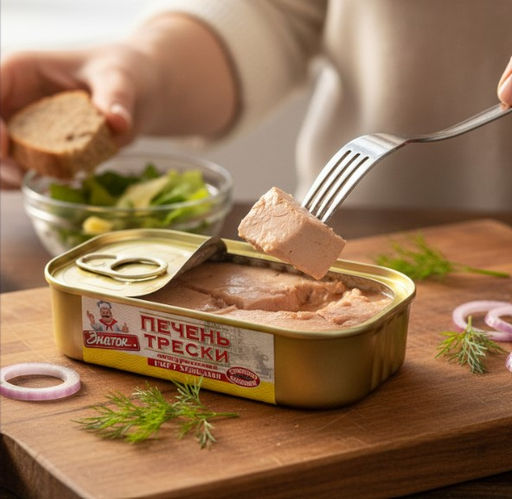 З Печень Трески 115г - Знаток фото 2