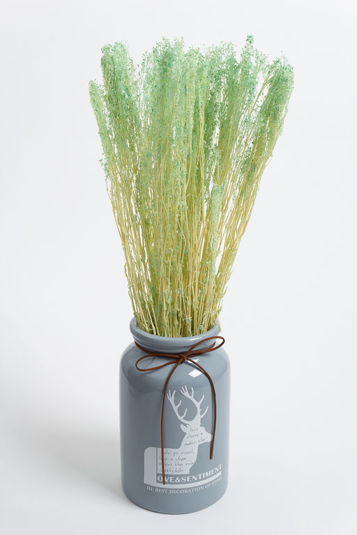 Ваза с надписью, керамика (SF-2834) серый - Больше подарков фото 3